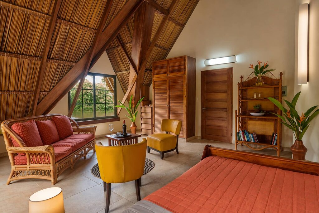 Offener Innenbereich der Casa Riverview